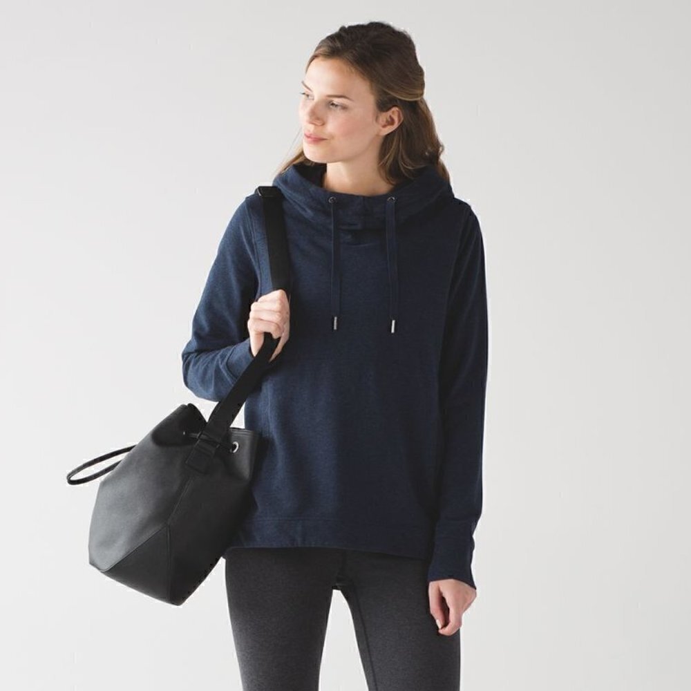 lululemon athletica Navy Blue Hoodie Sweatshirt